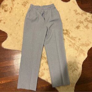 High waisted straight leg dress pants